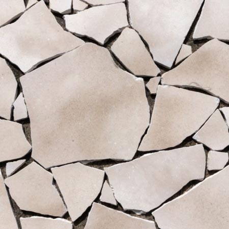 Cloud Beige Tumbled Crazy Paving Tile 20mm (Code:03321)