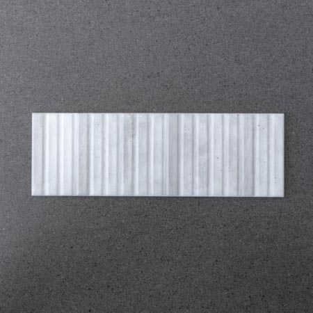 Tura Antique Grey Gloss Flute Subway 100x300 (Code:03314)