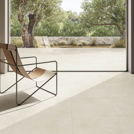 Yeso Plaster Cotton Matt Concrete Look Tile 600x600 (Code:03323)