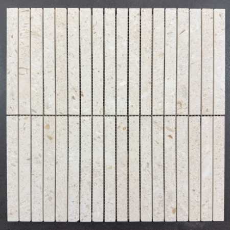 Kit Kat Limestone Honed Natural Stone Mosaic 15x148 (Code:03339) Kit Kat Limestone Honed Natural Stone Mosaic 15x148 (Code:03339)